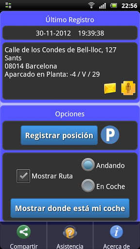 YMyCar (car locator) स्क्रीनशॉट 6