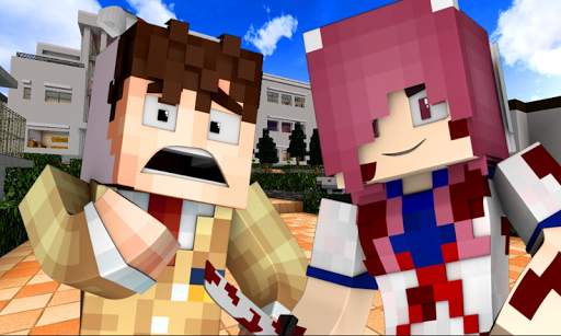 Yandere School Simulator for Minecraft PE screenshot 2