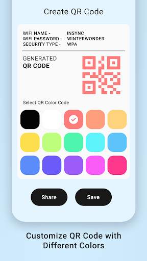 WIFI QR Code Scanner & Creator screenshot 3