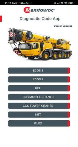 Manitowoc Diagnostic Code App screenshot 2