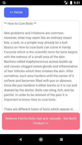 Boils Cure App Free - How to Prevent Boils screenshot 3