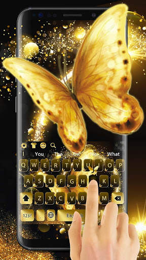 Golden Butterfly Keyboard screenshot 2