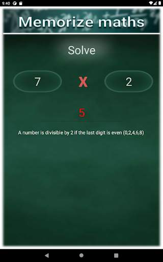 Memoriza matemáticas - Módulo de multiplicación screenshot 8