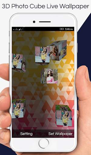 3D Photo Cube Live Wallpaper screenshot 6
