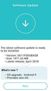 Update To Android 9 screenshot 3