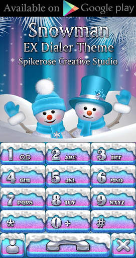 Snowman 3D Next Launcher Theme screenshot 3