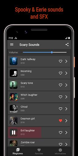 Scary horror sounds screenshot 2