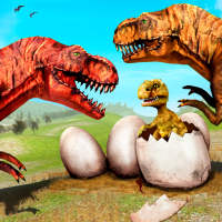 Wild Dino Family Dinosaur Game logo