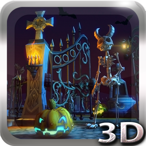 Halloween Cemetery 3D LWP icon