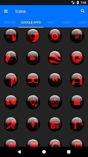 Red Glass Orb Icon Pack скриншот 7