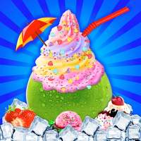 Coconut Milkshake Maker - Beach Party Cooking Game logo