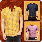 Man Check Shirt Photo Suit 1.0