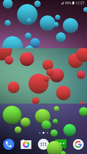 Colorful Bubble Live Wallpaper screenshot 3