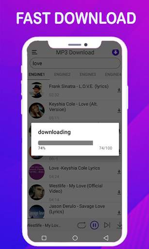 MP3 Music Downloader (No Ads) screenshot 3