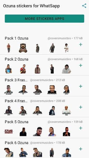 Stickers de Ozuna para WhatSapp - WAStickers screenshot 1
