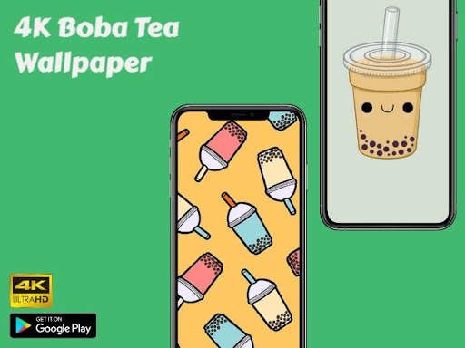 Boba Tea Wallpaper - HD 4K screenshot 1