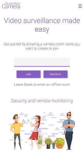 Guardian Camera - CCTV Surveillance & Baby Monitor screenshot 1