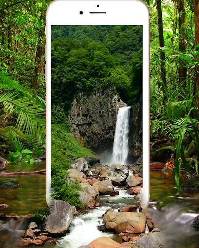 Forest Waterfall Live Wallpaper screenshot 2