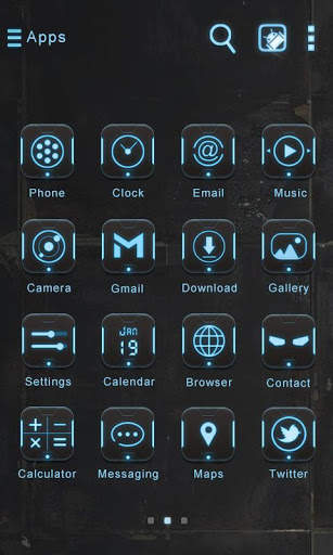 Robot GO Launcher Theme screenshot 3