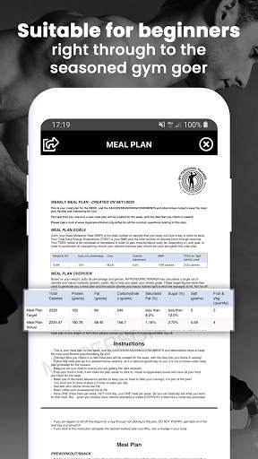MY PERSONAL TRAINER - Workout & Meal Planner screenshot 4