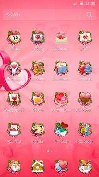 Love Story Sweetie Theme screenshot 2