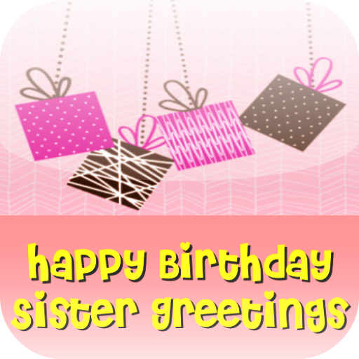 Happy Birthday Sister Greetings icon