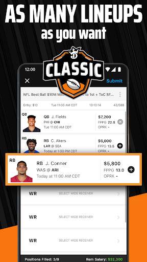 DraftKings Fantasy Sports screenshot 6