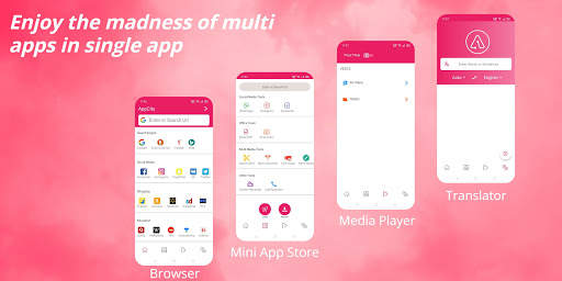 AppCity (Browser cum mini App Store) स्क्रीनशॉट 1