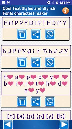 Cool Text & Fonts Styles maker screenshot 3
