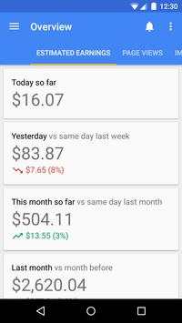 Google AdSense screenshot 1