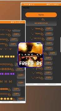Free Fire NickName скриншот 2