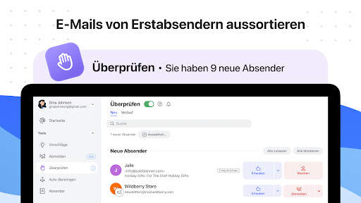 Clean Email – 1A-Posteingang screenshot 14