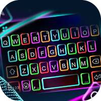 RGB Neon HD Keyboard Background logo
