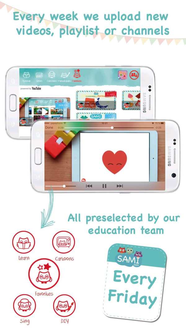 Kids safe video player: YT kids videos & cartoons screenshot 2