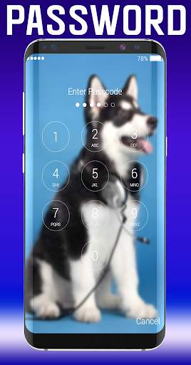 Husky Lock Screen 2 تصوير الشاشة