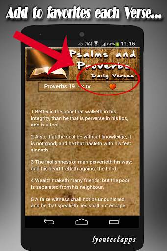 🙏 Psalms and Proverbs Daily Verses with Faith 🙏 screenshot 13