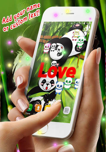 Cute Panda Live Wallpaper 🐼 Kawaii Bear Theme screenshot 3