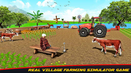 Tractor Pull & Farming Duty Game 2021 screenshot 4