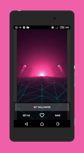 Synthwave Wallpaper HD - Vaporwave Outrun screenshot 4