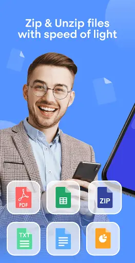 Zip & unzip files: Zip file viewer, Zip compressor screenshot 1