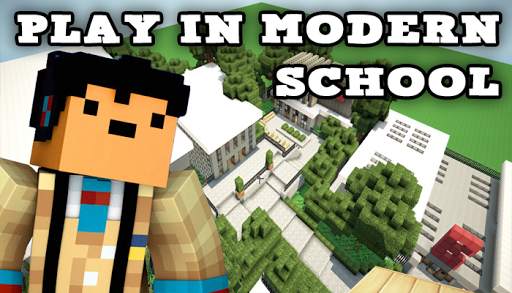 School map for Minecraft PE screenshot 2