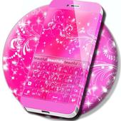Pink Girly Keyboard Theme иконка