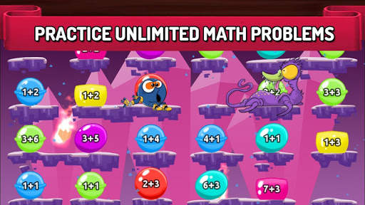 Monster Math Duel: Fun arithmetic math fight games screenshot 2