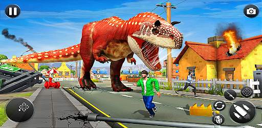Superhero Dino Rampage Games screenshot 8