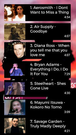 Love Songs Golden Memories 90's (Top 100) screenshot 2
