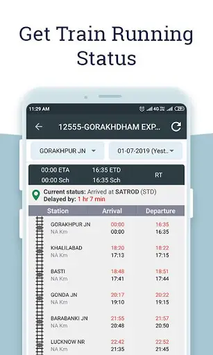 Live  Train Enquiry Train Status PNR Status screenshot 2