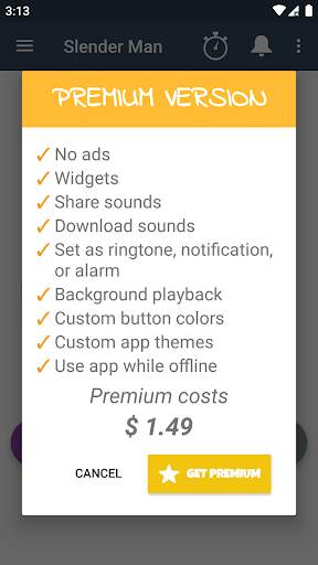 Slender Man Sound Button 5 تصوير الشاشة
