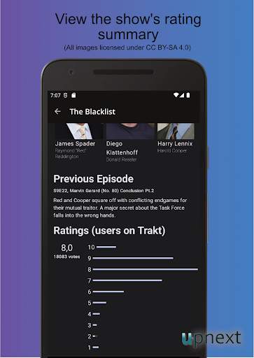 UpNext TV Series Manager 3 تصوير الشاشة