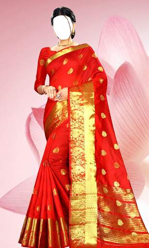 Pattu Saree Photo Montage screenshot 2