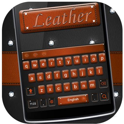 Diamond Jeweled Leather Keyboard Theme 10002000